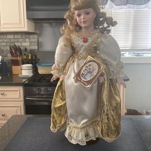 Genuine porcelain doll.